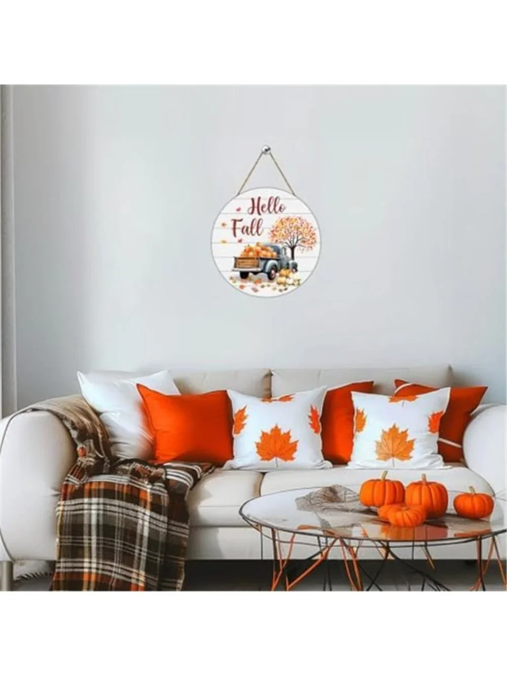 Fall Decorations for Home Fall Door Decor Hello Fall Wall Decor